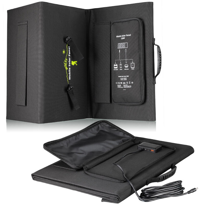 KIT Batteria esterna portatile 1200 W + Pannello solare 120 W