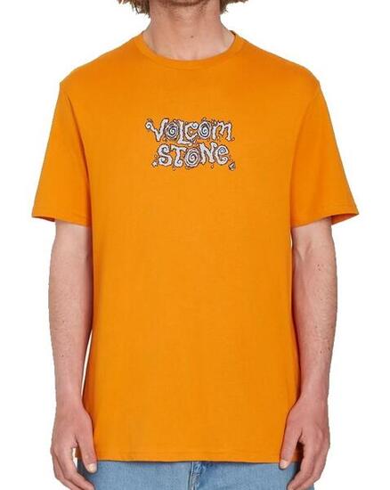 VOLCOM Volcom T-Shirt Justin Hager In Type orange