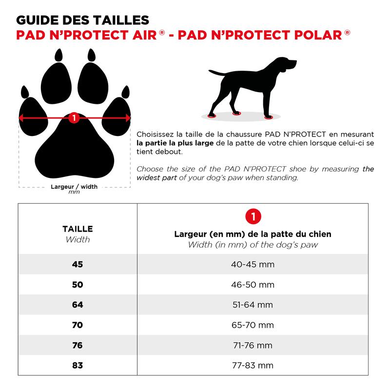 Chaussures I-DOG KHAN PAD N'PROTECT AIR Noir (Lot de 2)