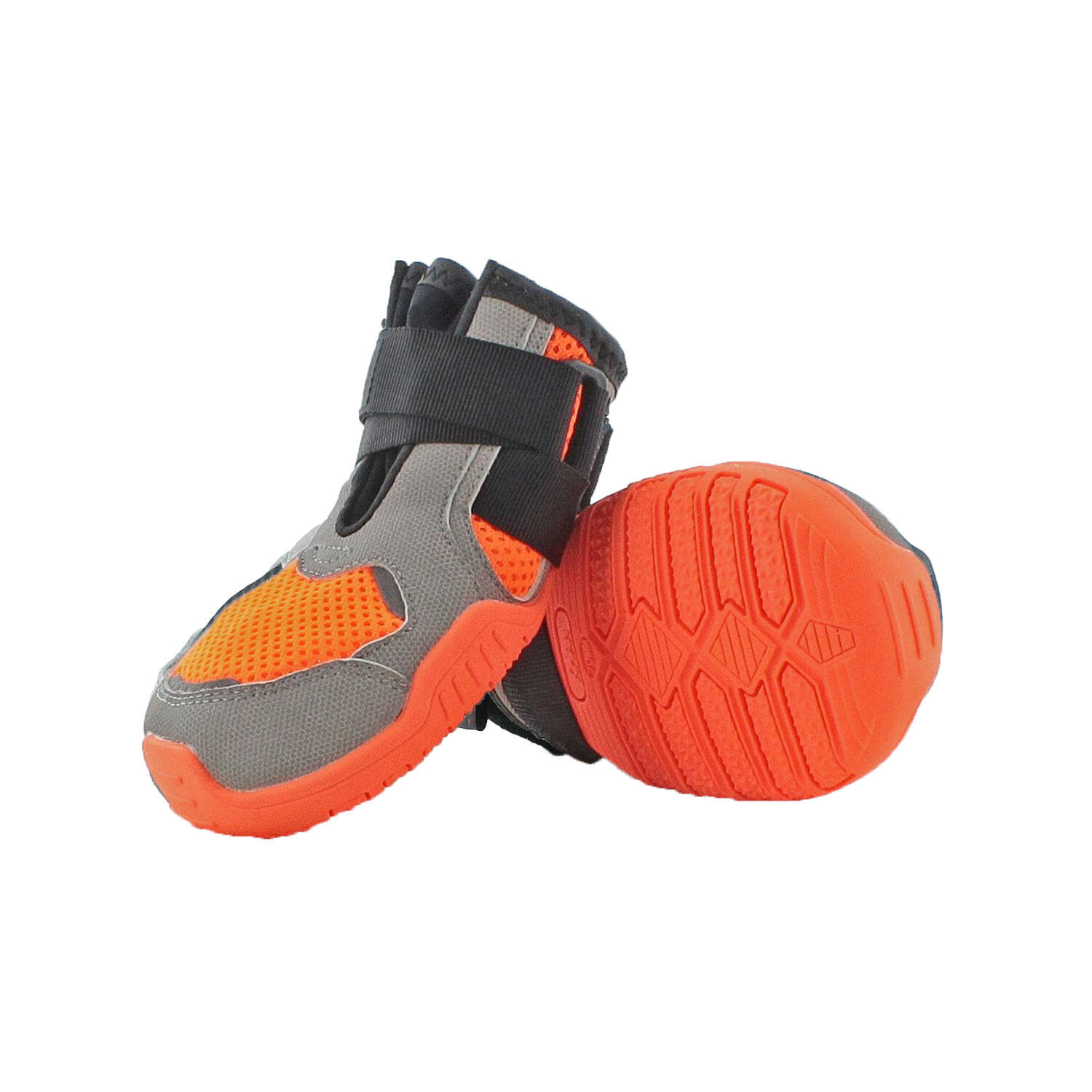 I-dog - Chaussures I-dog Khan Pad N'Protect Air Orange (lot De 2) - Chaussures Pour Chien - Orange - 45 Mm - Decathlon