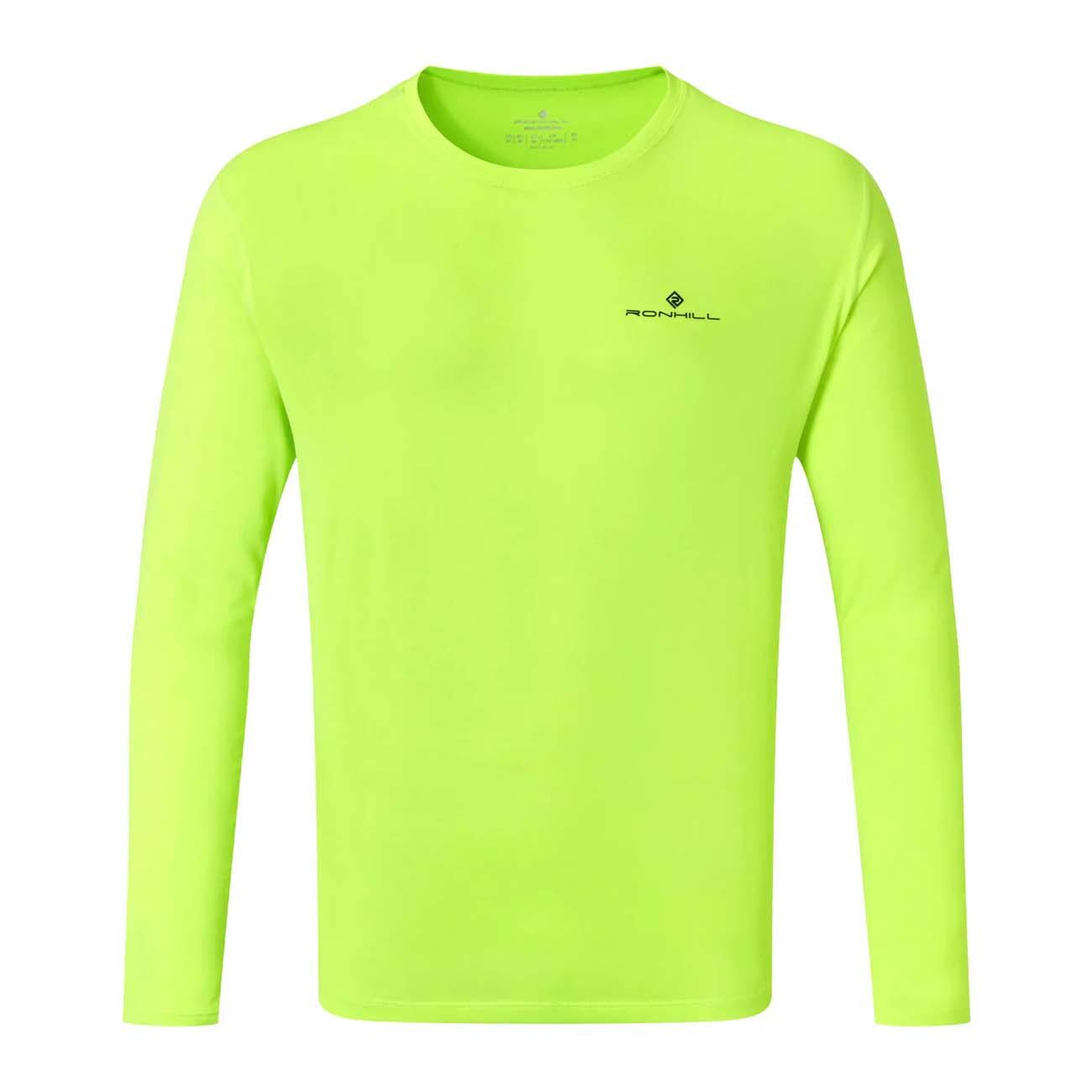 RONHILL Ronhill Core Mens Long Sleeve Running T-Shirt Yellow