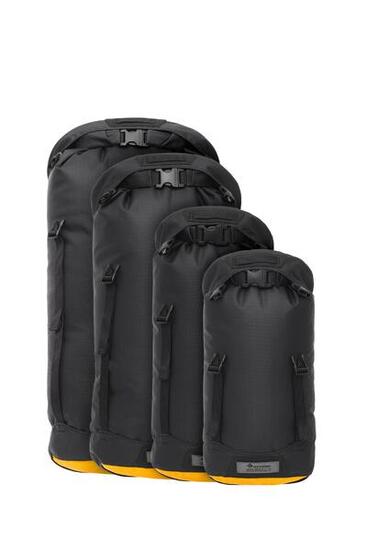 eVent Packsack eVAC Compression Dry Bag HD jet black