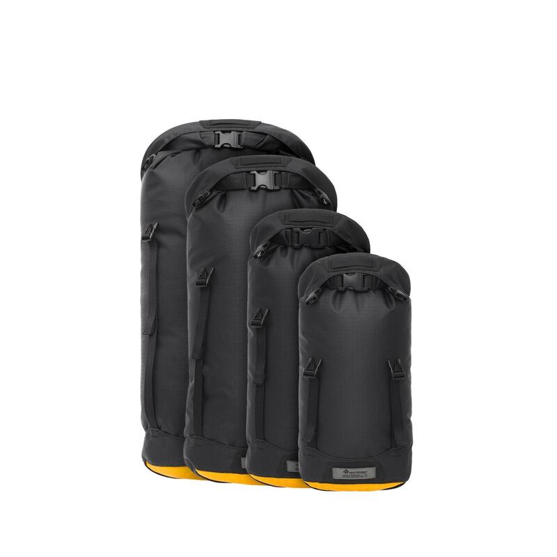 eVent Packsack eVAC Compression Dry Bag HD jet black
