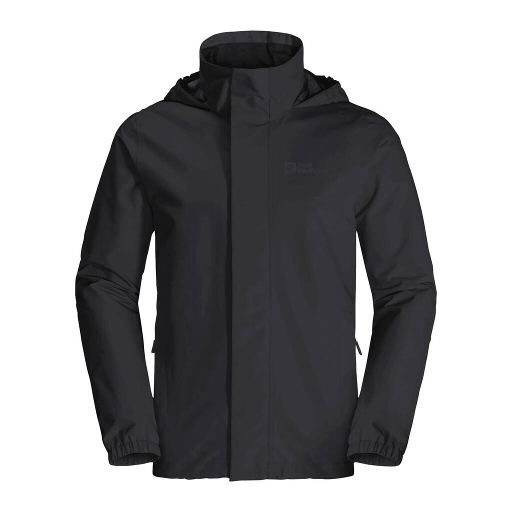 Jack Wolfskin Stormy Point 2L Mens Rain Jacket Black