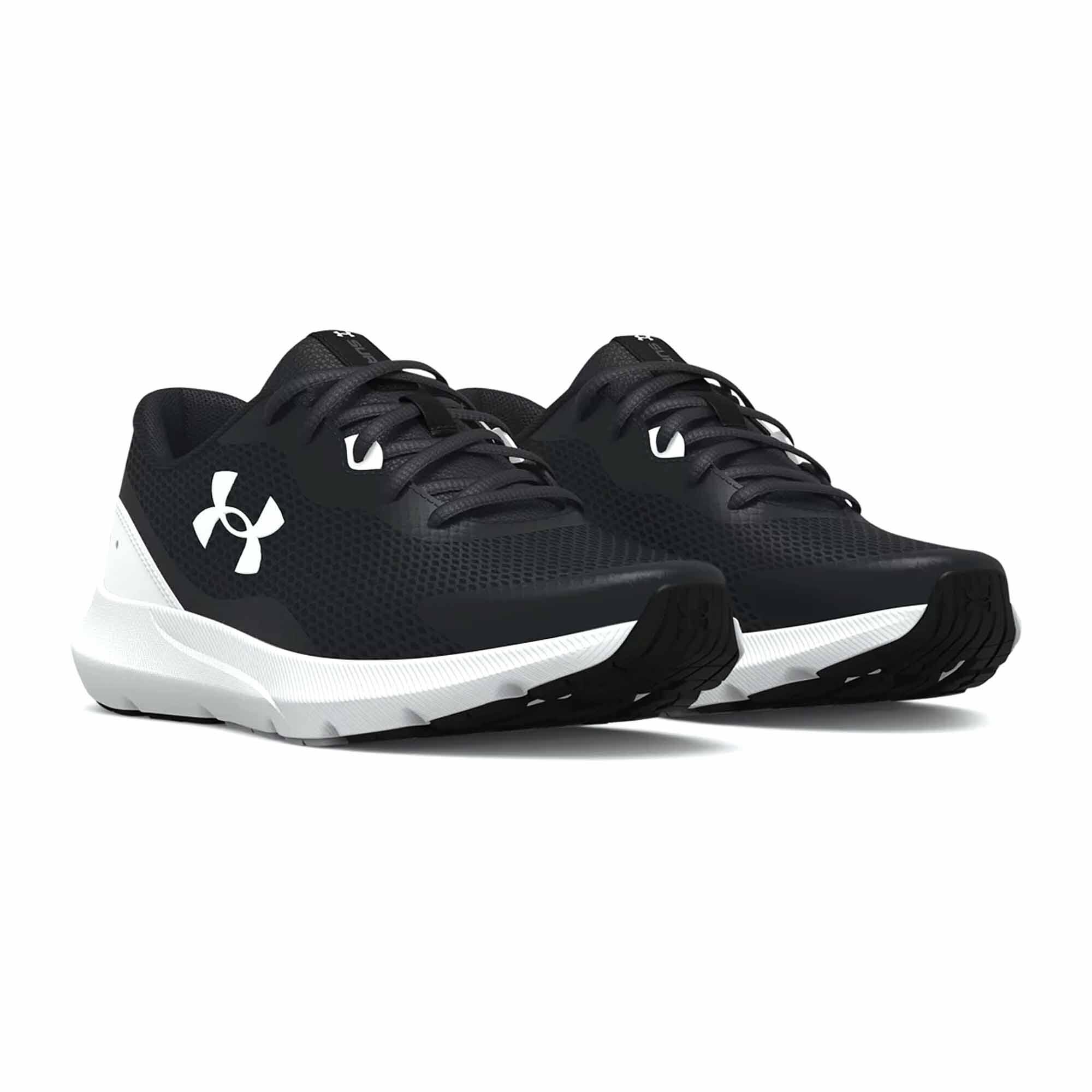 Scarpe Sportive Logo Donna Under Armour Nero Bianco 4/5