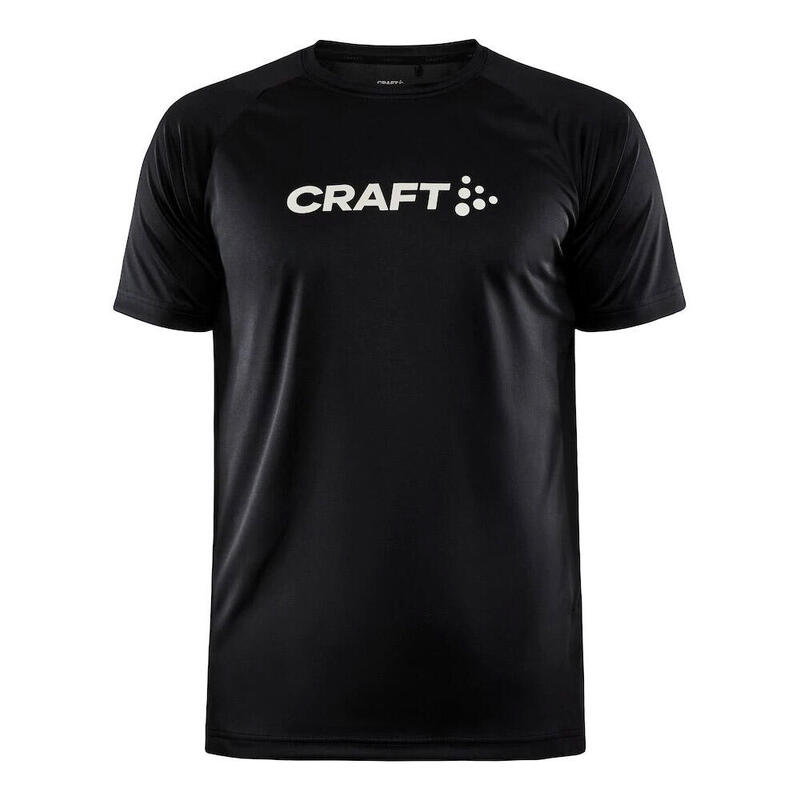 Camiseta de Manga Corta Craft Core Essence Logo Negro