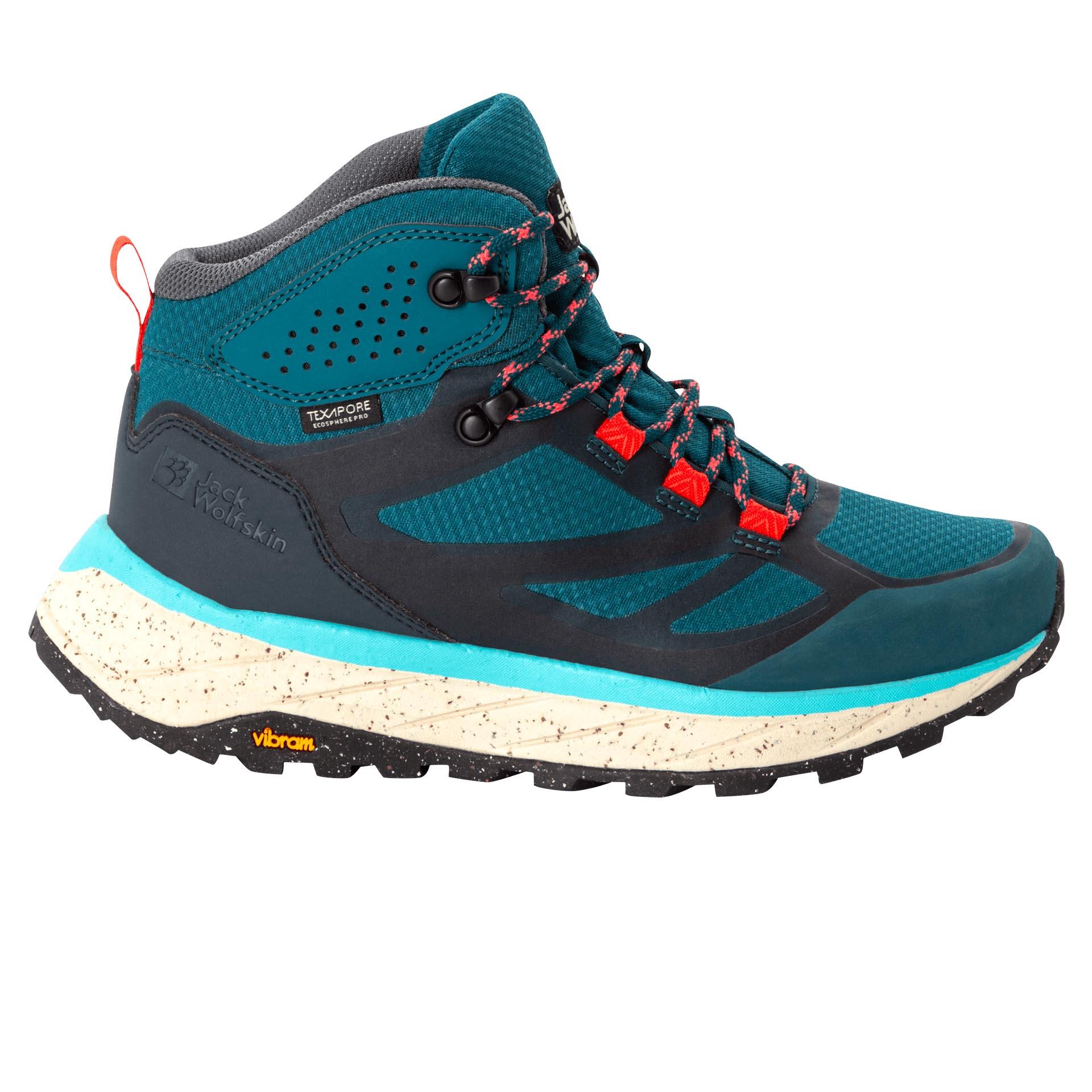 Jack Wolfskin - Chaussures De Trekking Jack Wolfskin Pour Femmes Terraventure Texapore Mid - Chaussures De Sport - Bleu - 37 - Decathlon