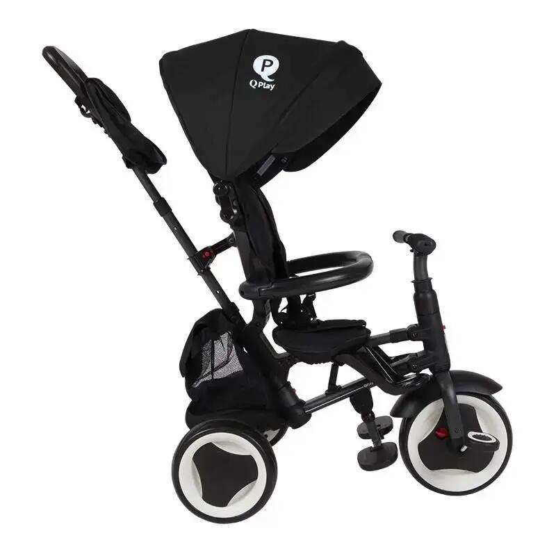Tricicleta pliabila Qplay Rito PLUS Negru 2/6