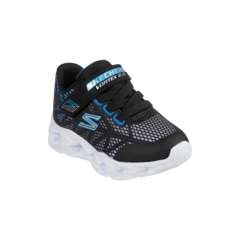 SKECHERS Enfants VORTEX 2.0 Sneakers Noir / Bleu / Argentin