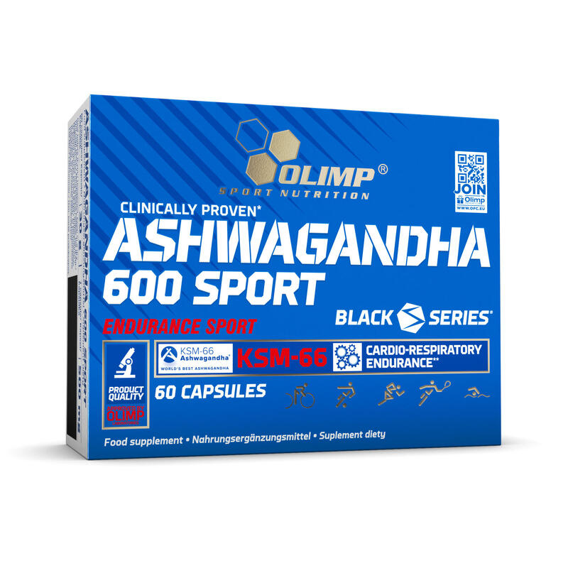 Adaptogen Olimp Ashwagandha 600 Sport Edition (KSM-66®) - 60 Kapsułek