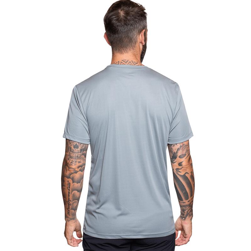 Camiseta de manga corta para Hombre Trangoworld Cajo th Gris