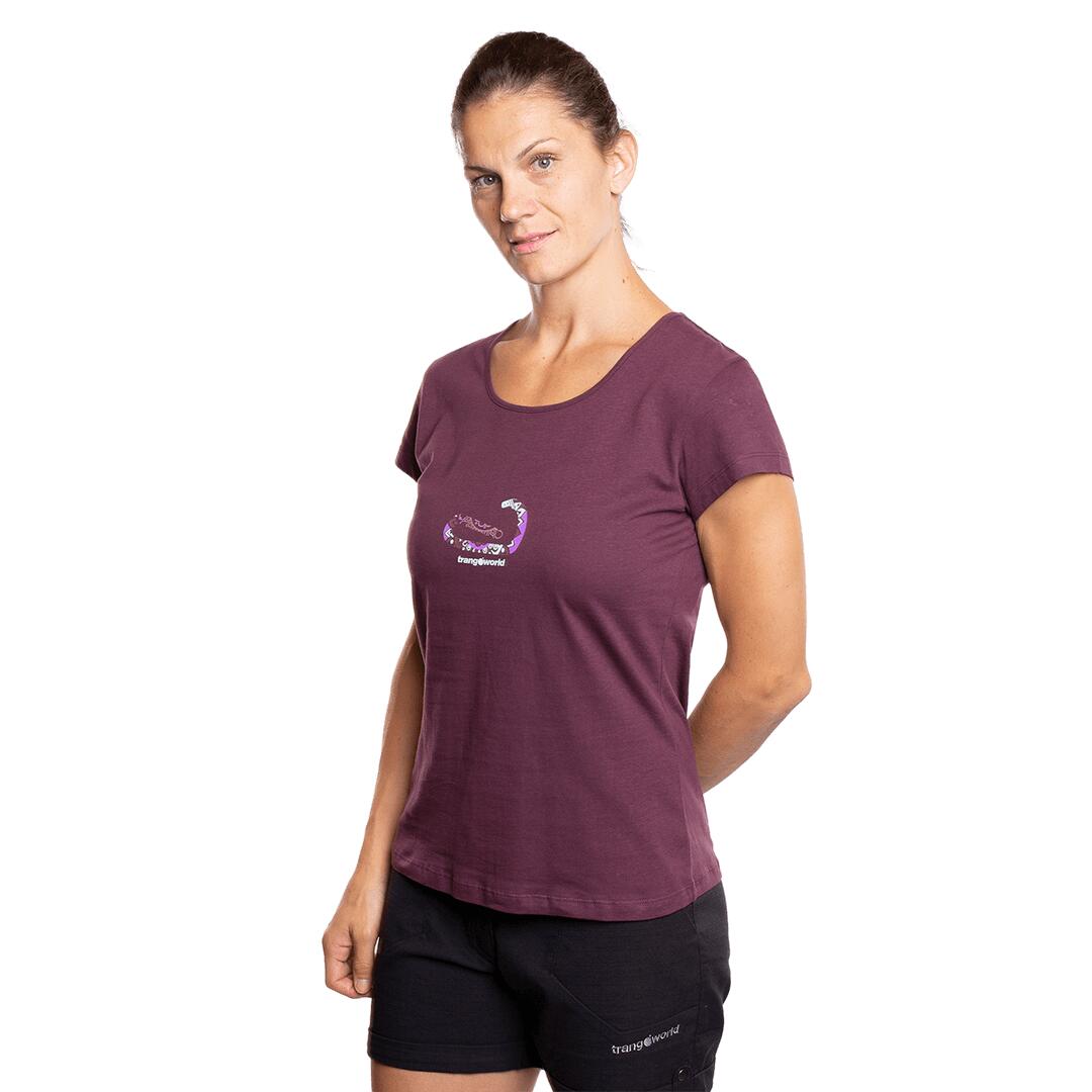 Camiseta para Mujer Trangoworld Lorte Gris 3/6