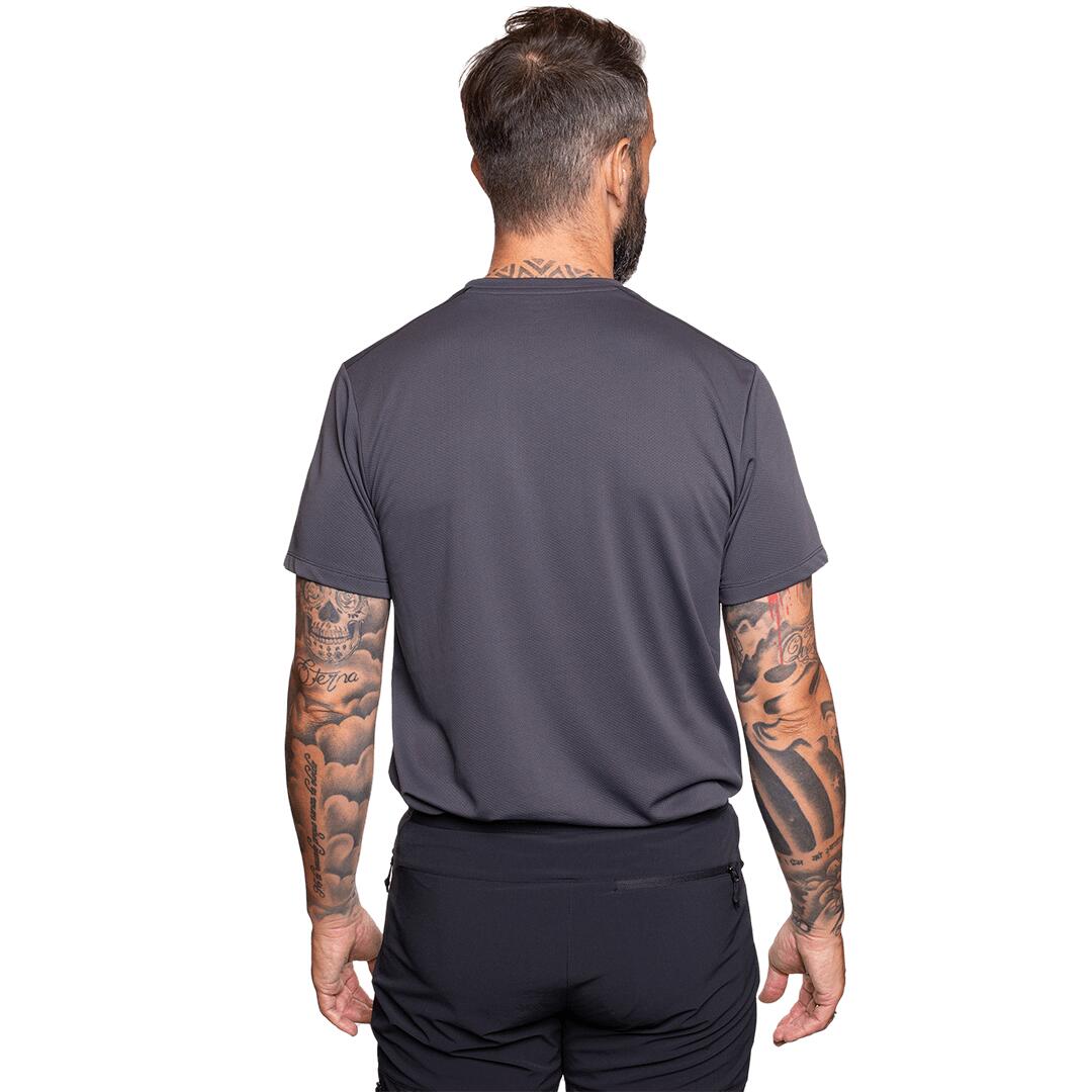 Camisola de Manga Curta Homem Trangoworld Ovre Cinzento 4/6