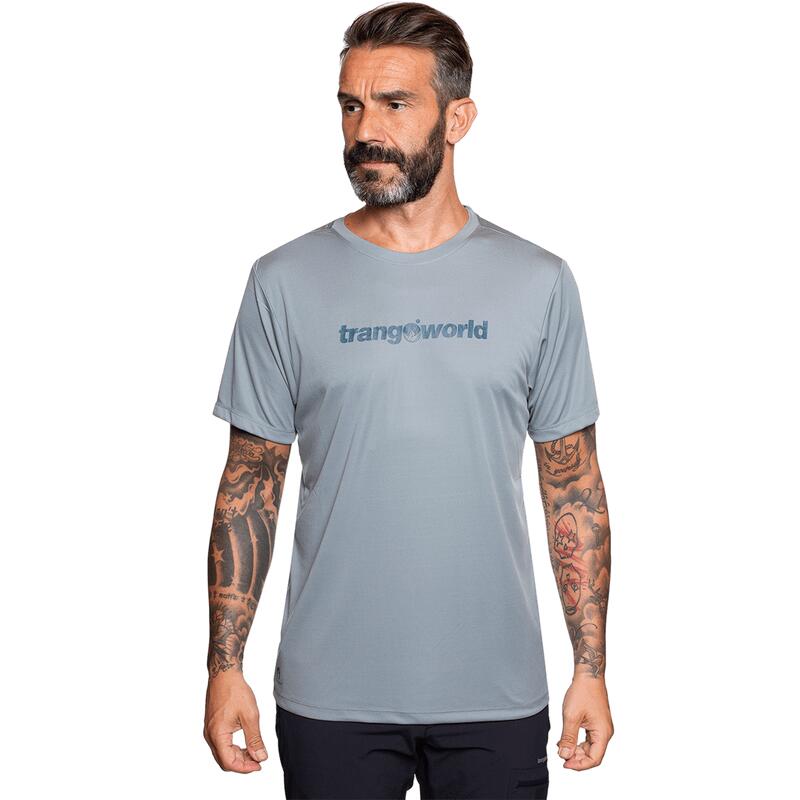 Camiseta de manga corta para Hombre Trangoworld Cajo th Gris