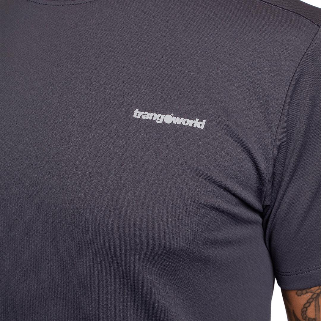 Camisola de Manga Curta Homem Trangoworld Ovre Cinzento 5/6