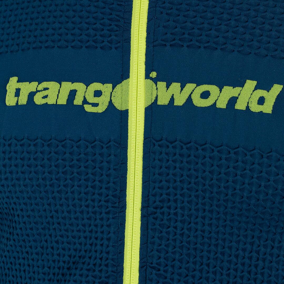 Sudadera con cremallera de Trail Running para Hombre Trangoworld Lanes Azul/ 2/6