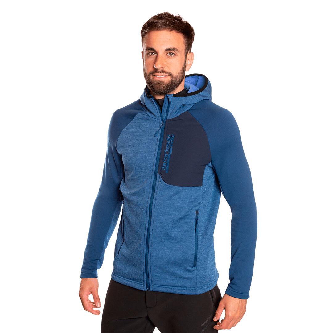 Forro polar para Hombre Trangoworld Brighton Azul/Azul 3/7