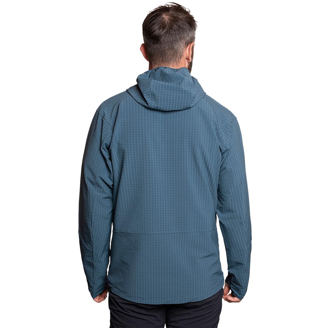 Softshell para Hombre Trangoworld Chamar Azul/Negro 4/7