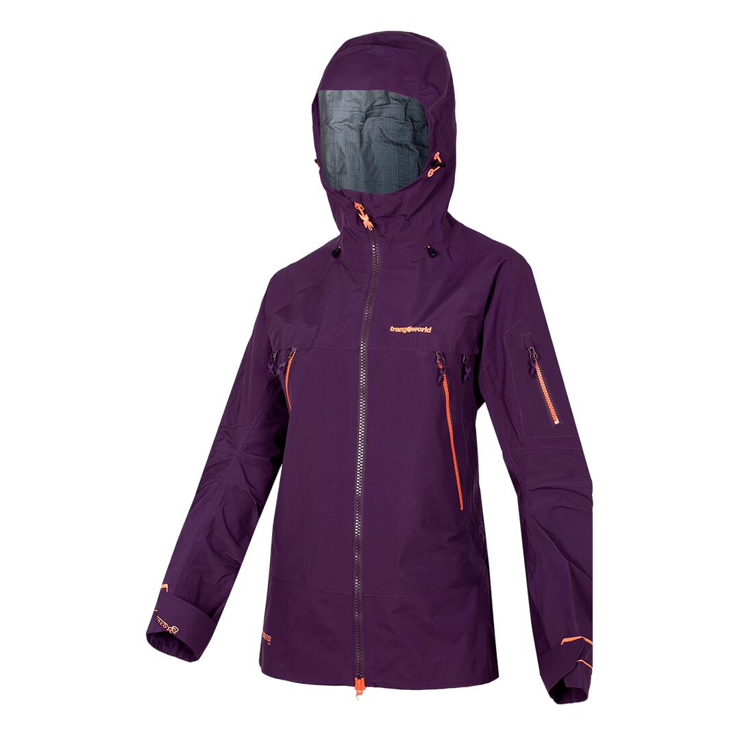 TRANGOWORLD Chaqueta para Mujer Trangoworld Trx2 shell wm pro Morado/Rosa/Negro Impermeable