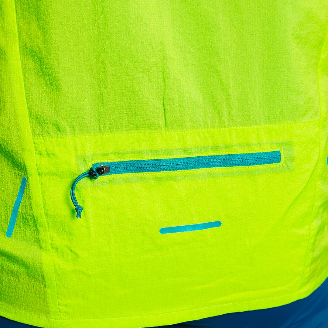 Cortaviento de Trail Running para Hombre Trangoworld Hanlong Verde 5/6