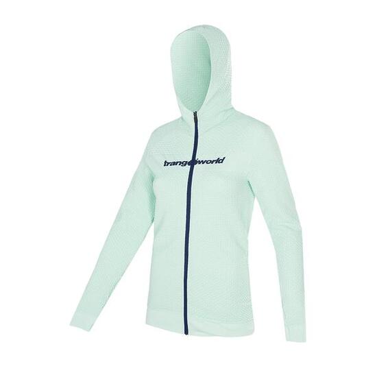 Sudadera con cremallera de Trail Running para Mujer Trangoworld Myre Azul/Azul
