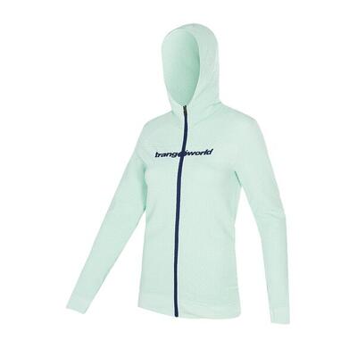 Sudadera con cremallera de Trail Running para Mujer Trangoworld Myre Azul/Azul