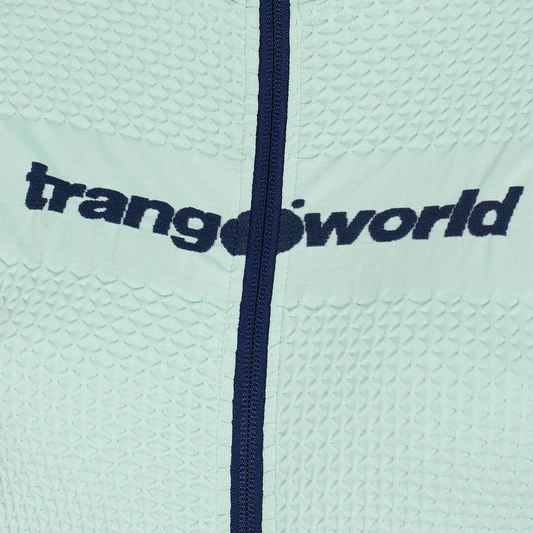 Sudadera con cremallera de Trail Running para Mujer Trangoworld Myre Azul/Azul 2/6