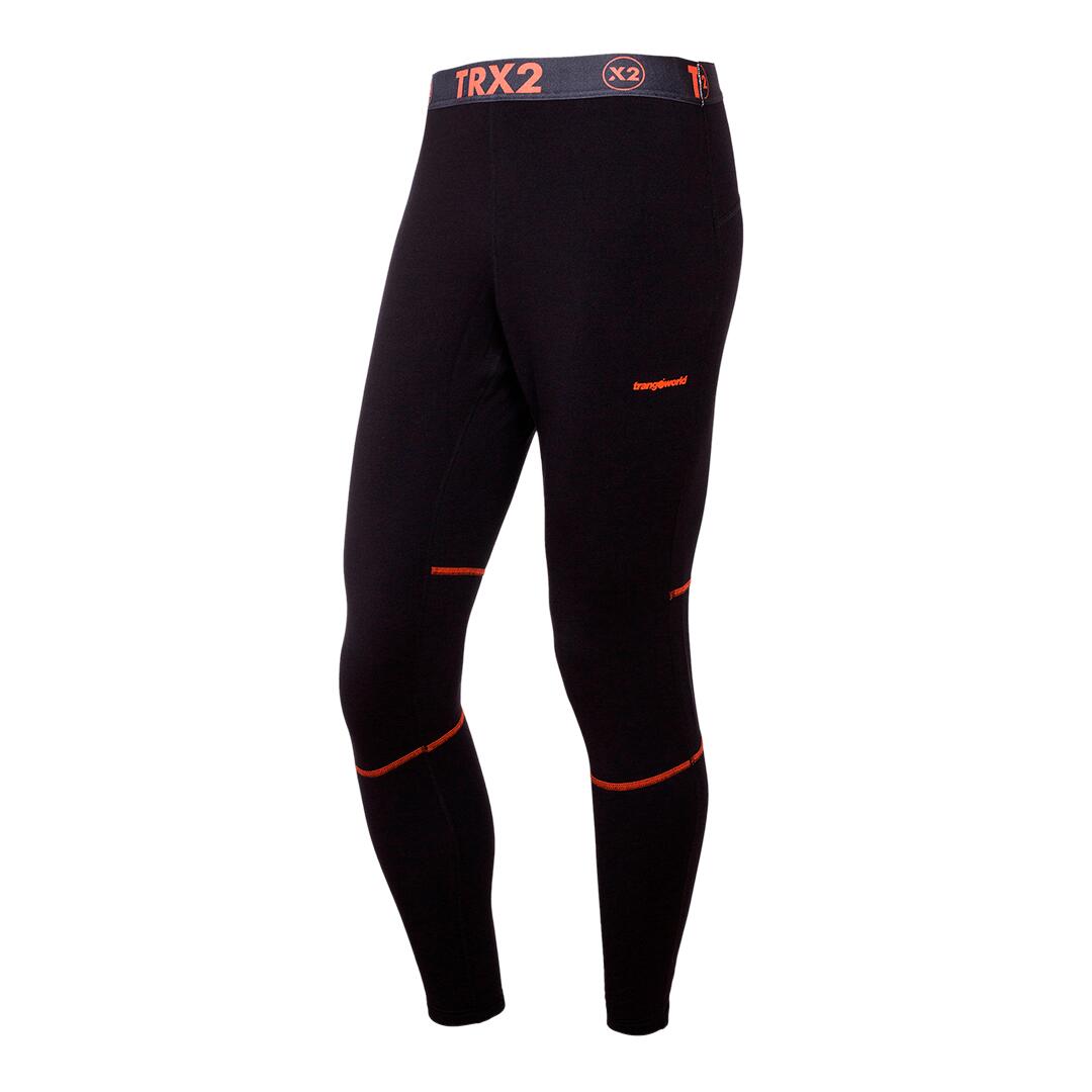 Mallas leggings larga para Hombre Trangoworld Trx2 stretch pro Negro/Negro 1/6