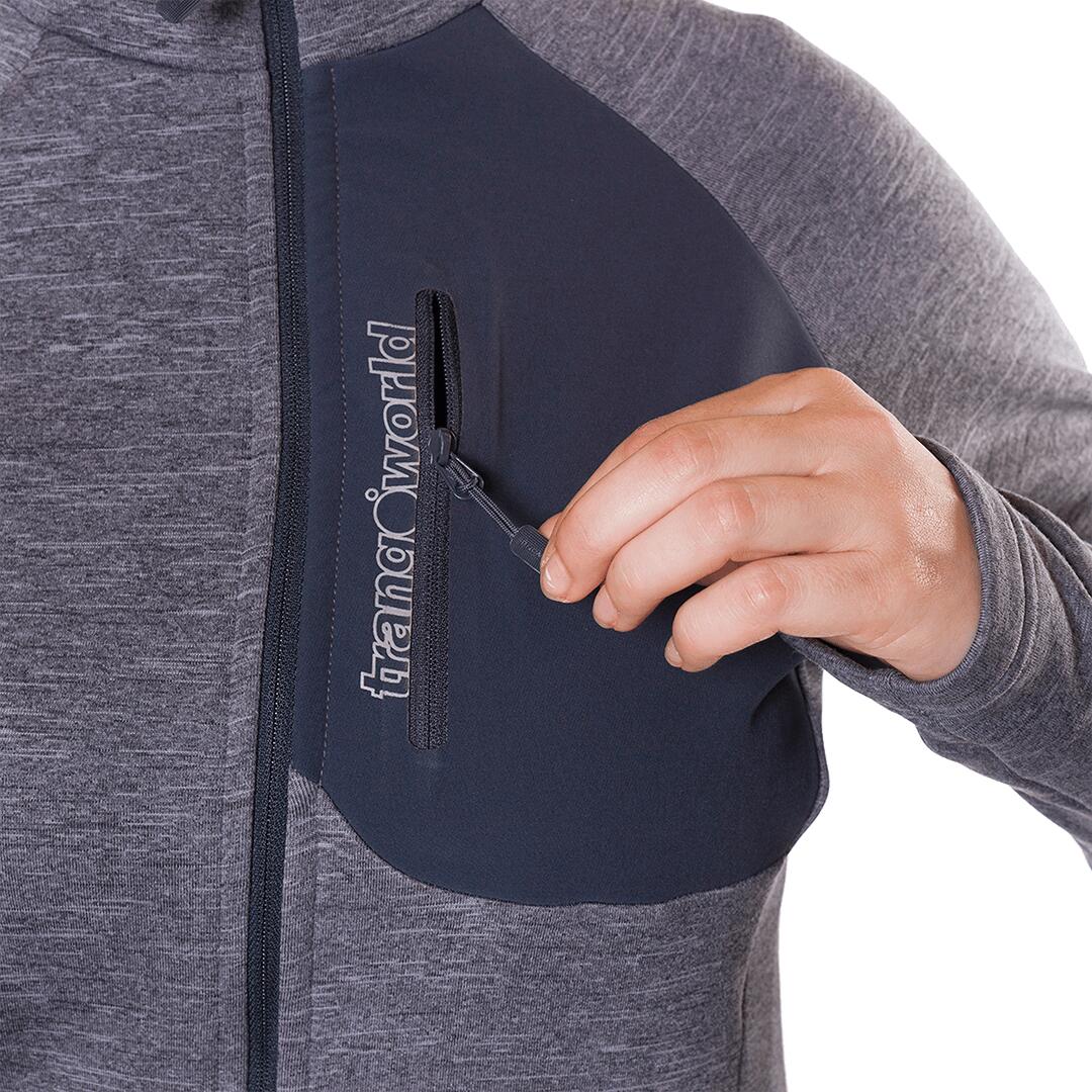 Forro polar para Mujer Trangoworld Wells Gris/Gris 6/7