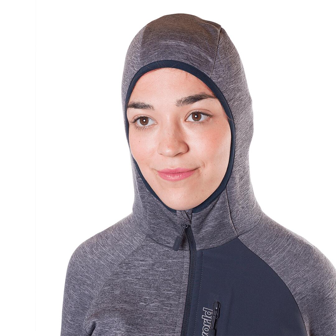 Forro polar para Mujer Trangoworld Wells Gris/Gris 5/7