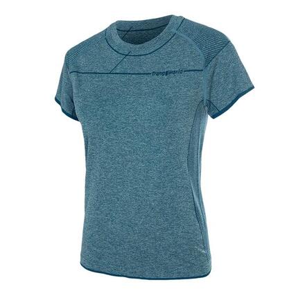 Camiseta de Trail Running para Mujer Trangoworld Arosa Azul/Azul