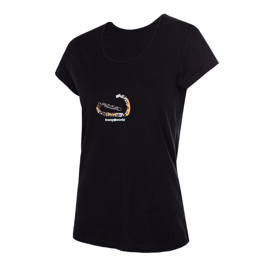 TRANGOWORLD Camiseta para Mujer Trangoworld Lorte Negro