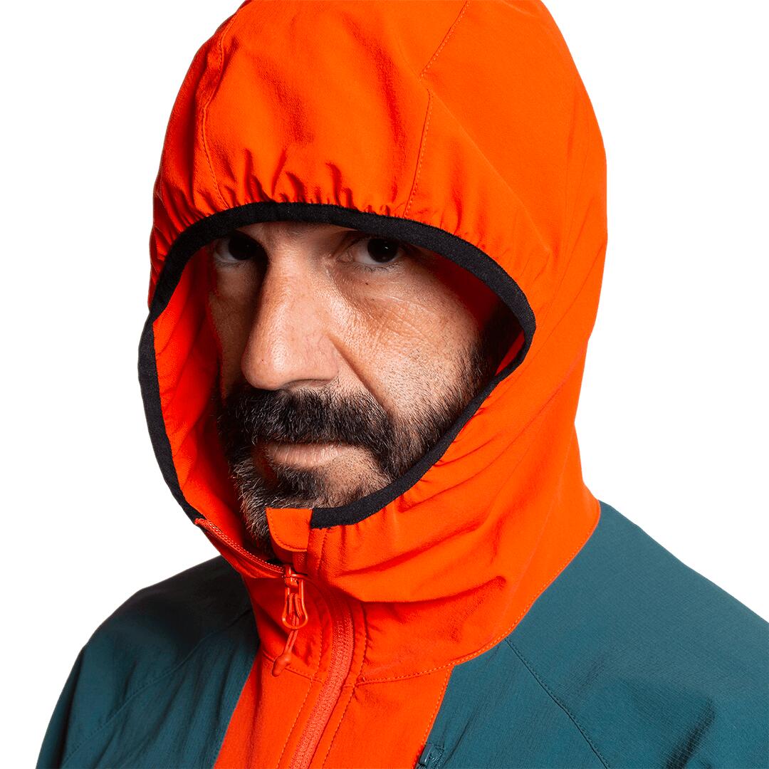 Softshell para Hombre Trangoworld Eighe Naranja/Negro 5/7