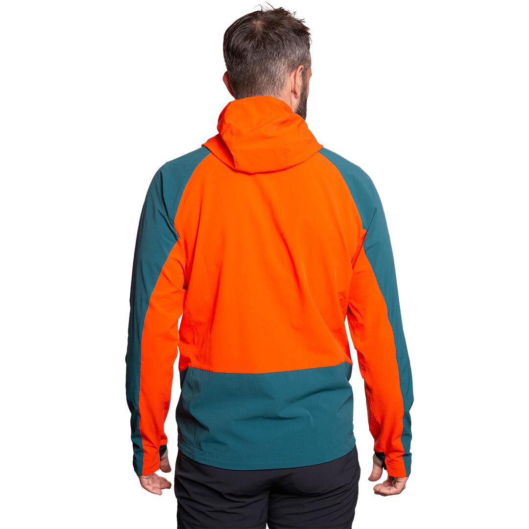 Softshell para Hombre Trangoworld Eighe Naranja/Negro 4/7