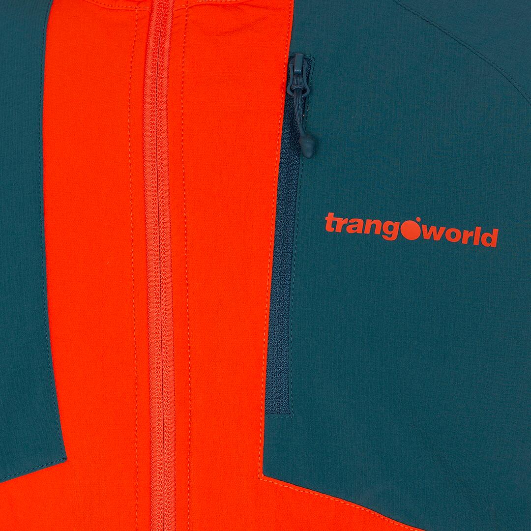 Softshell para Hombre Trangoworld Eighe Naranja/Negro 2/7