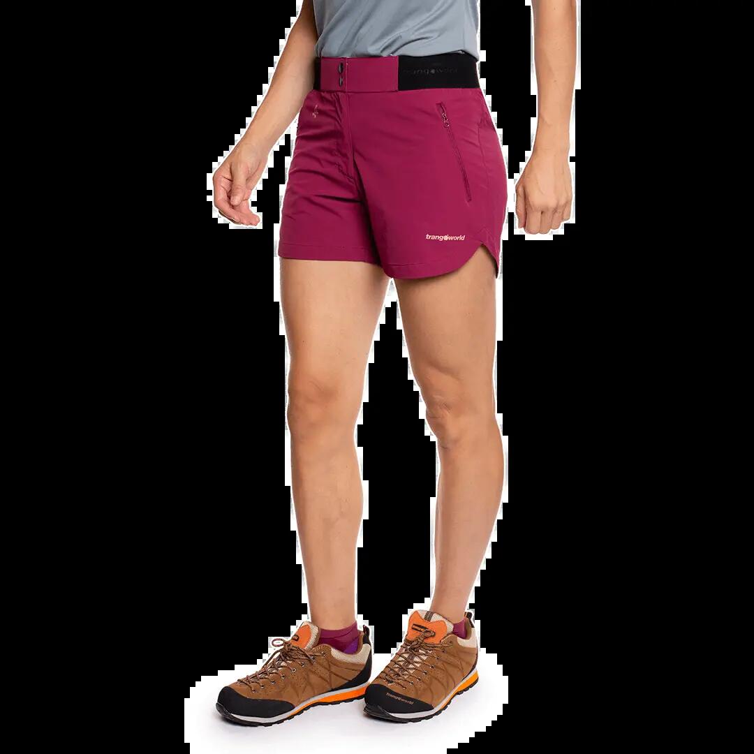 Pantalones cortos para Mujer Trangoworld Stora Rojo/Morado 3/6