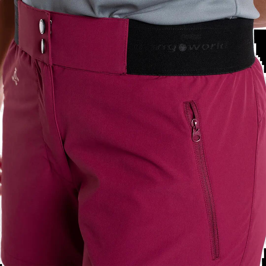 Pantalones cortos para Mujer Trangoworld Stora Rojo/Morado 5/6