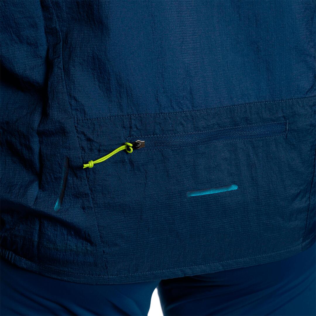 Cortaviento de Trail Running para Hombre Trangoworld Hanlong Azul 5/6