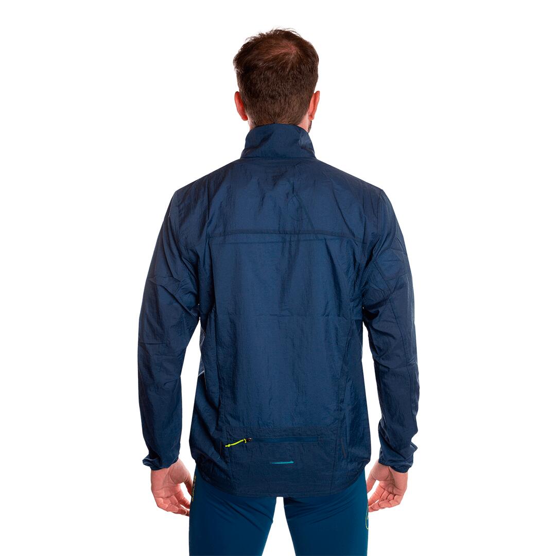 Cortaviento de Trail Running para Hombre Trangoworld Hanlong Azul 4/6