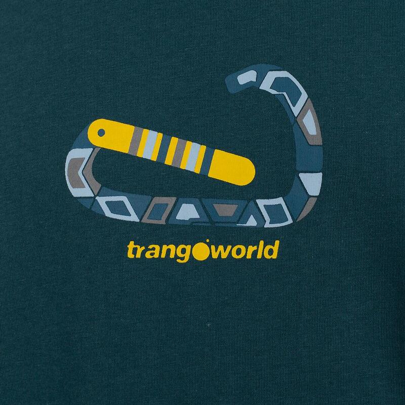 Camiseta de manga corta para Hombre Trangoworld Valt Azul
