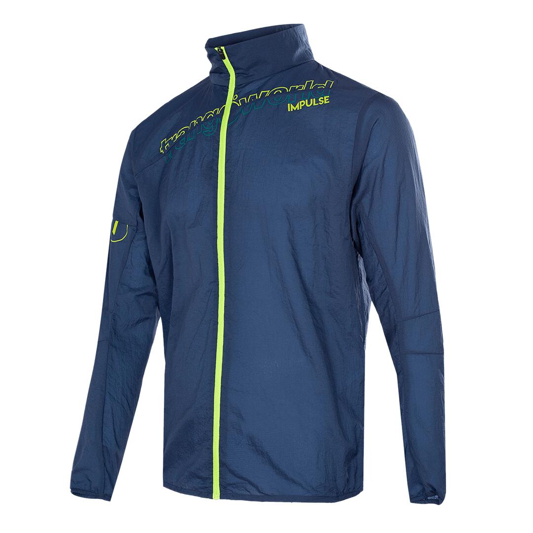TRANGOWORLD Chaqueta cortavientos para Hombre Trangoworld Hanlong Azul