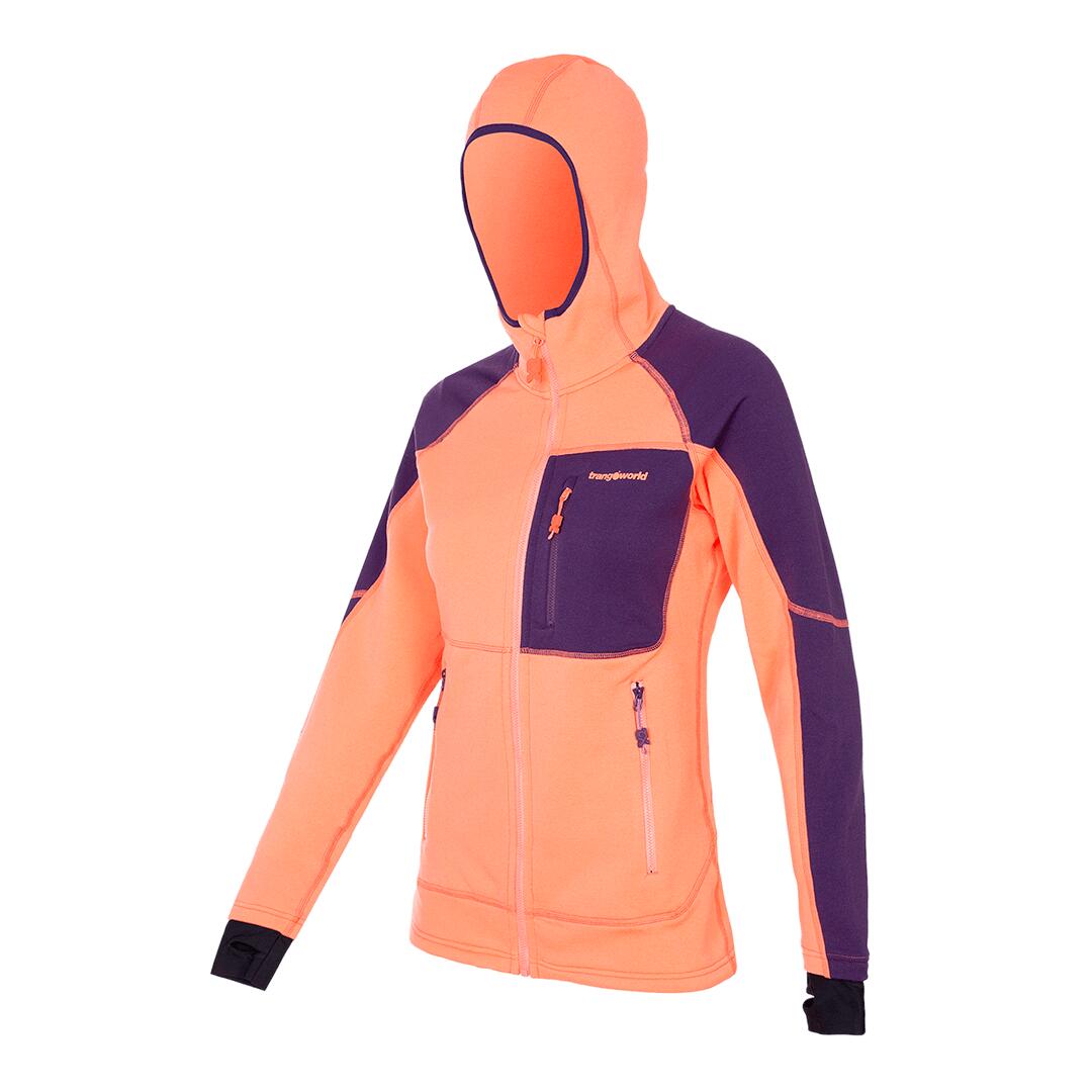 TRANGOWORLD Forro polar para Mujer Trangoworld Trx2 stretch wm pro Rosa/Morado/Negro