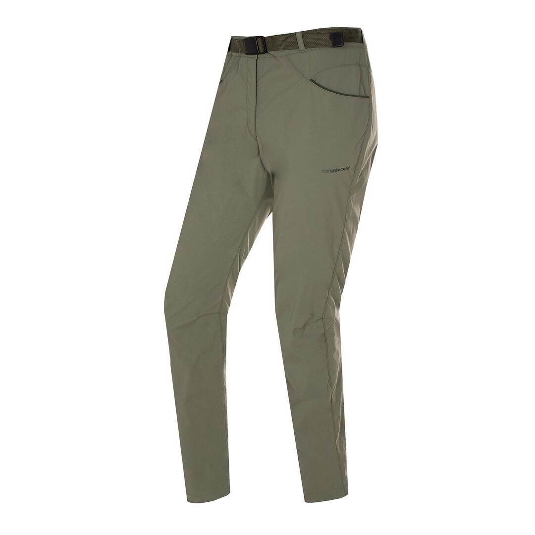 TRANGOWORLD Pantalón para Mujer Trangoworld Hervas Verde/Verde protección UV+30
