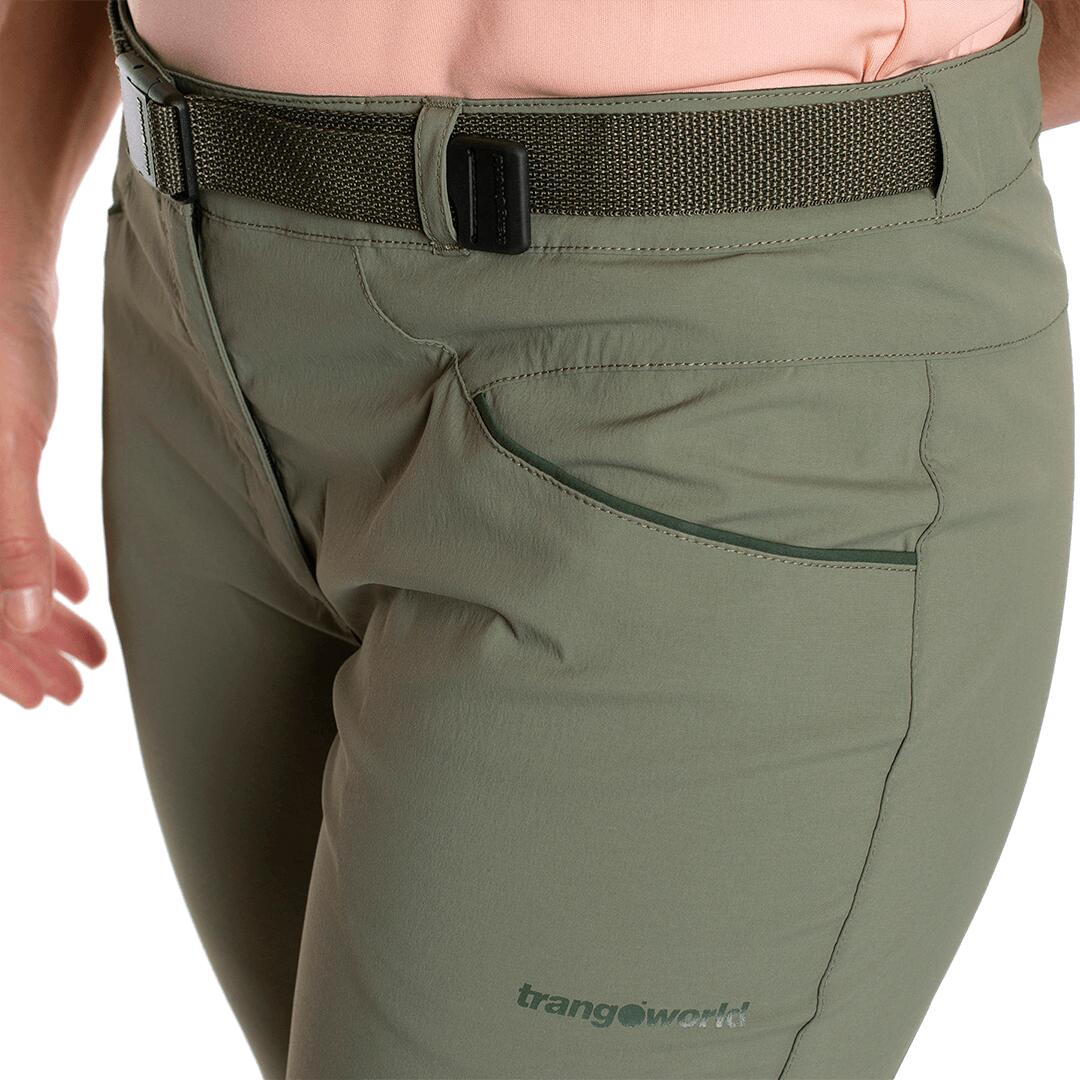 Pantalón para Mujer Trangoworld Hervas Verde/Verde 5/6