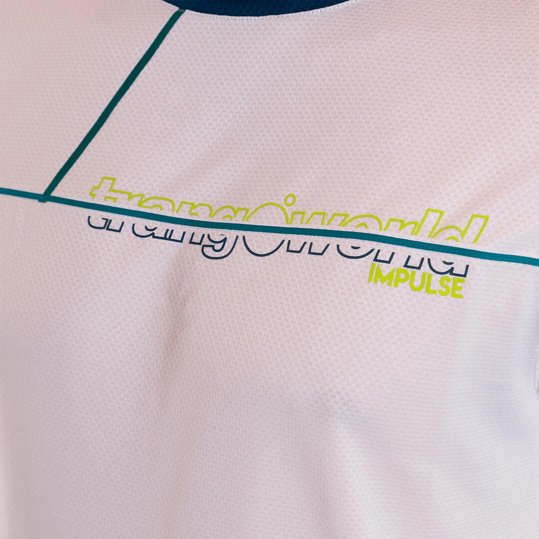 Camiseta de manga corta para Hombre Trangoworld Prato Blanco/Azul protección UV+ 5/6