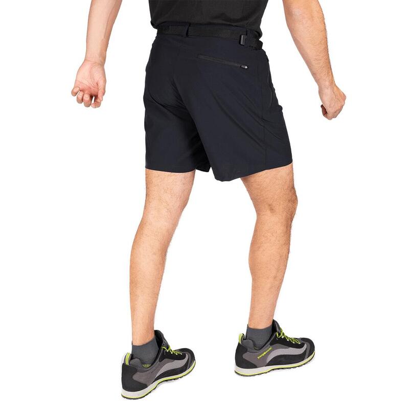 Pantalón corto para Hombre Trangoworld Serto Negro protección UV+30
