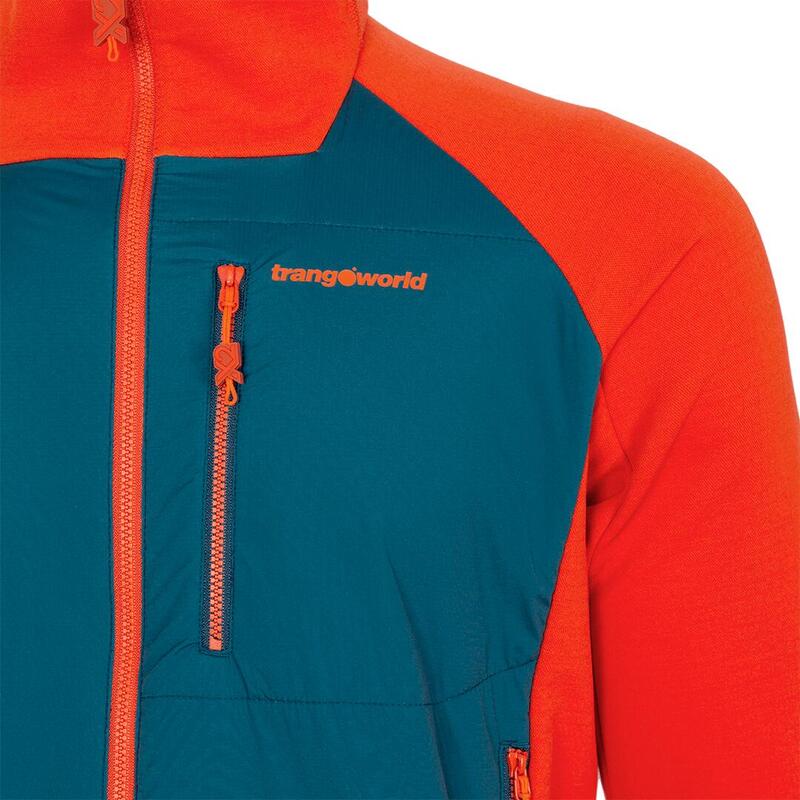 Chaqueta para Hombre Trangoworld Trx2 hybrid lt pro Naranja/Azul