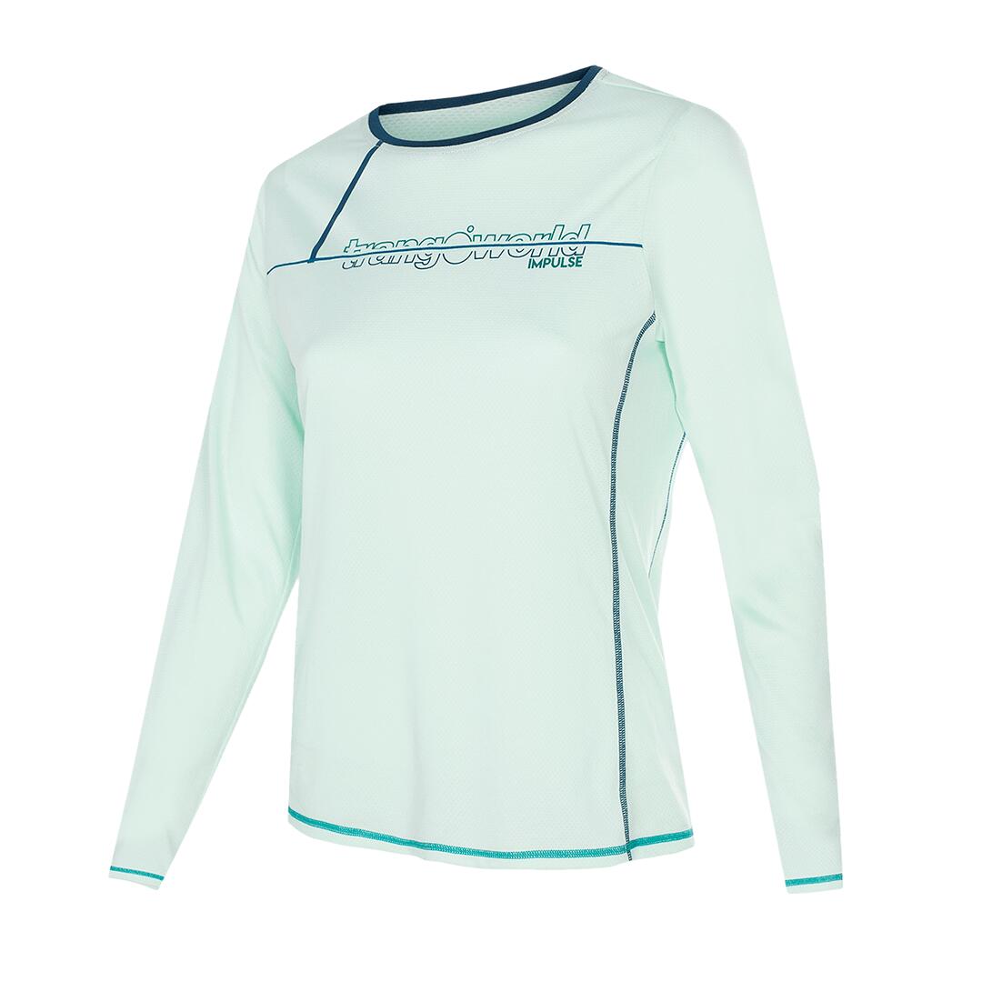 TRANGOWORLD Camiseta de manga larga para Mujer Trangoworld Finsen Azul/Azul protección UV+30