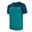 Camiseta de manga corta para Hombre Trangoworld Prato Verde/Azul protección UV+