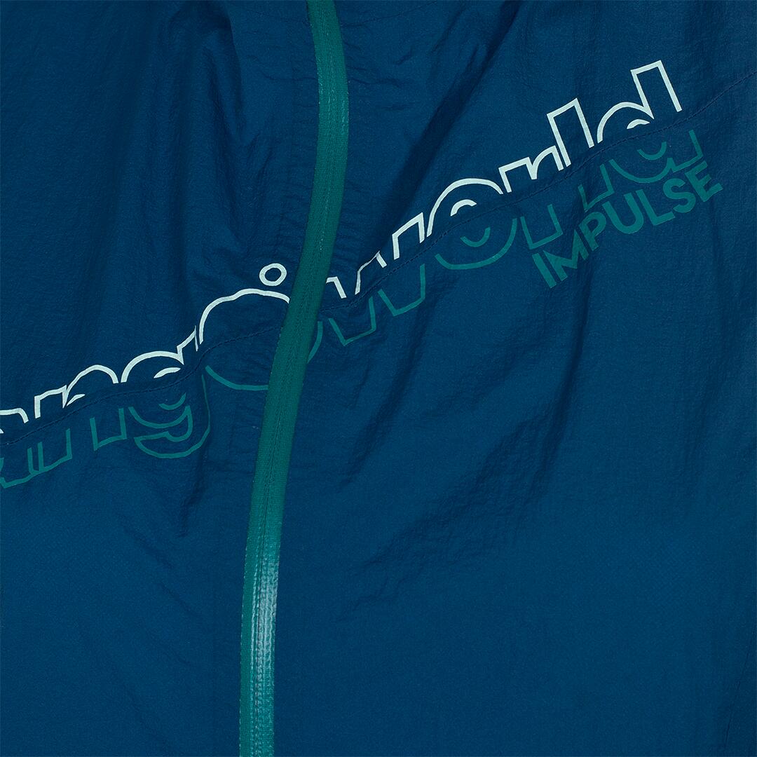 Chubasquero de Trail Running para Mujer Trangoworld Zante Azul Impermeable 2/6